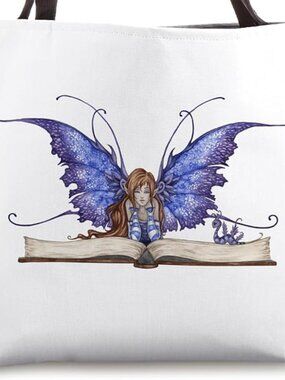 Amy Brown Book Fairy Tote Bag New